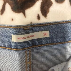 Levi’s wedgie straight jeans